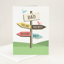 Load image into Gallery viewer, Signpost Father&#39;s Day card

