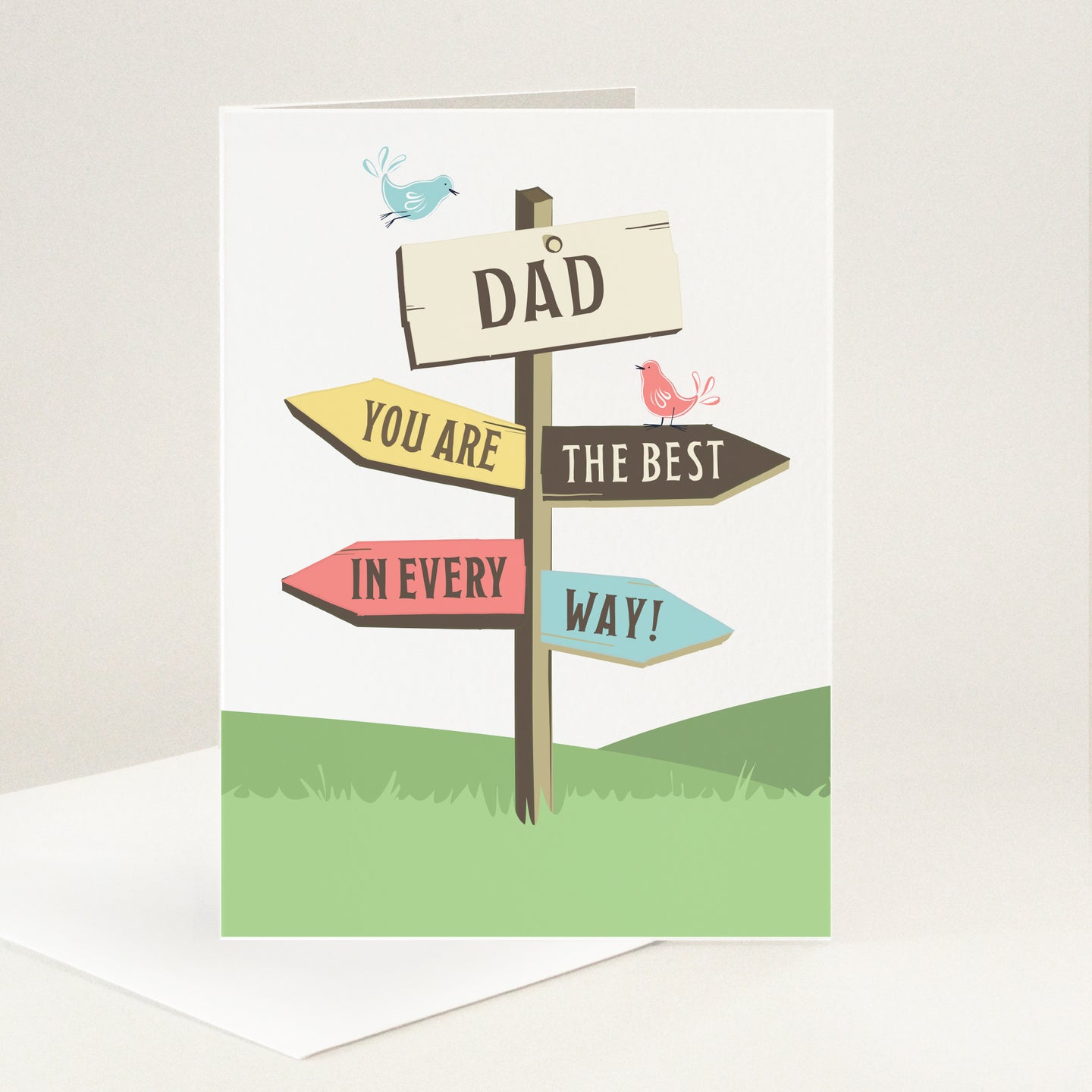 Signpost Father's Day card